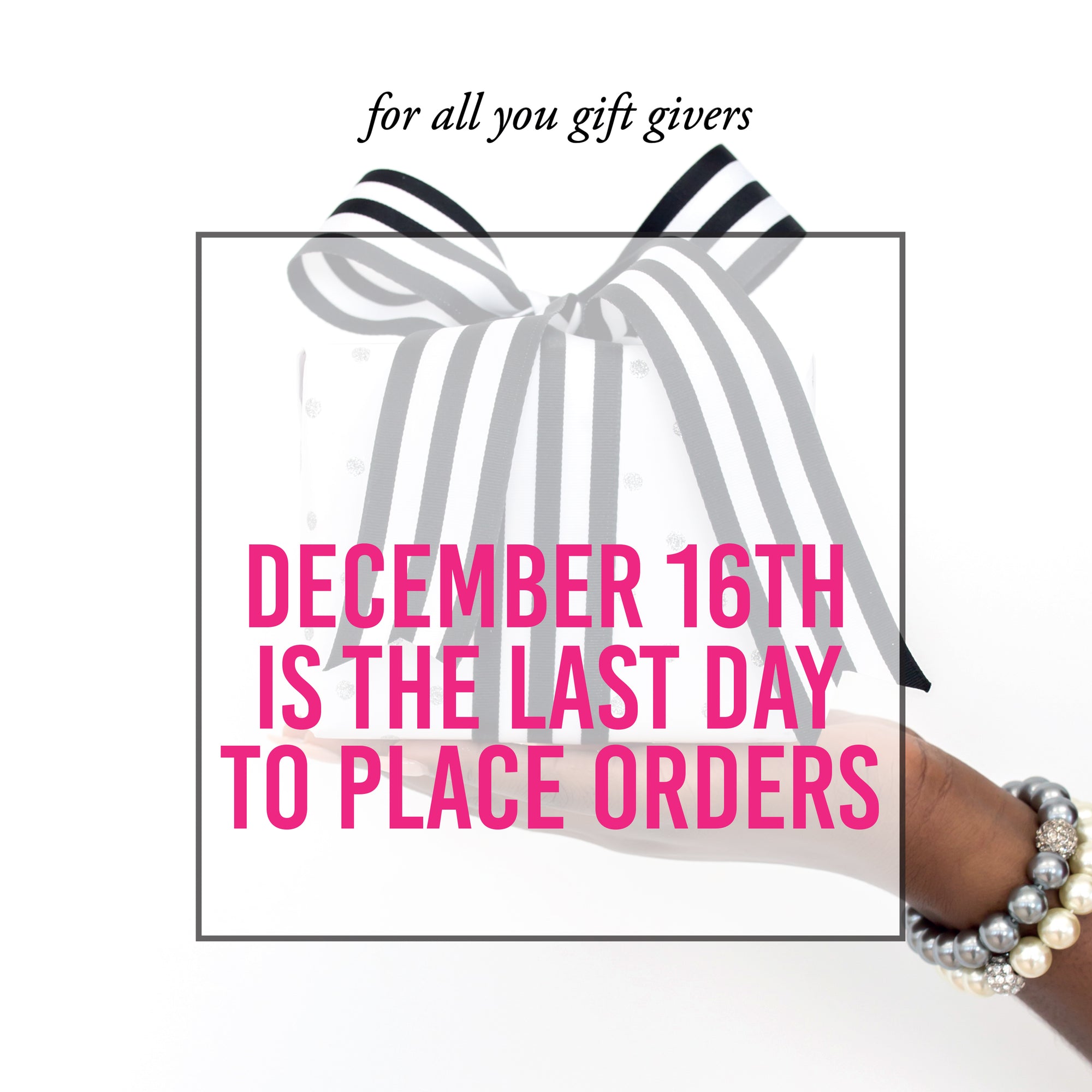 ONLY 3 MORE DAYS TO SHOP!