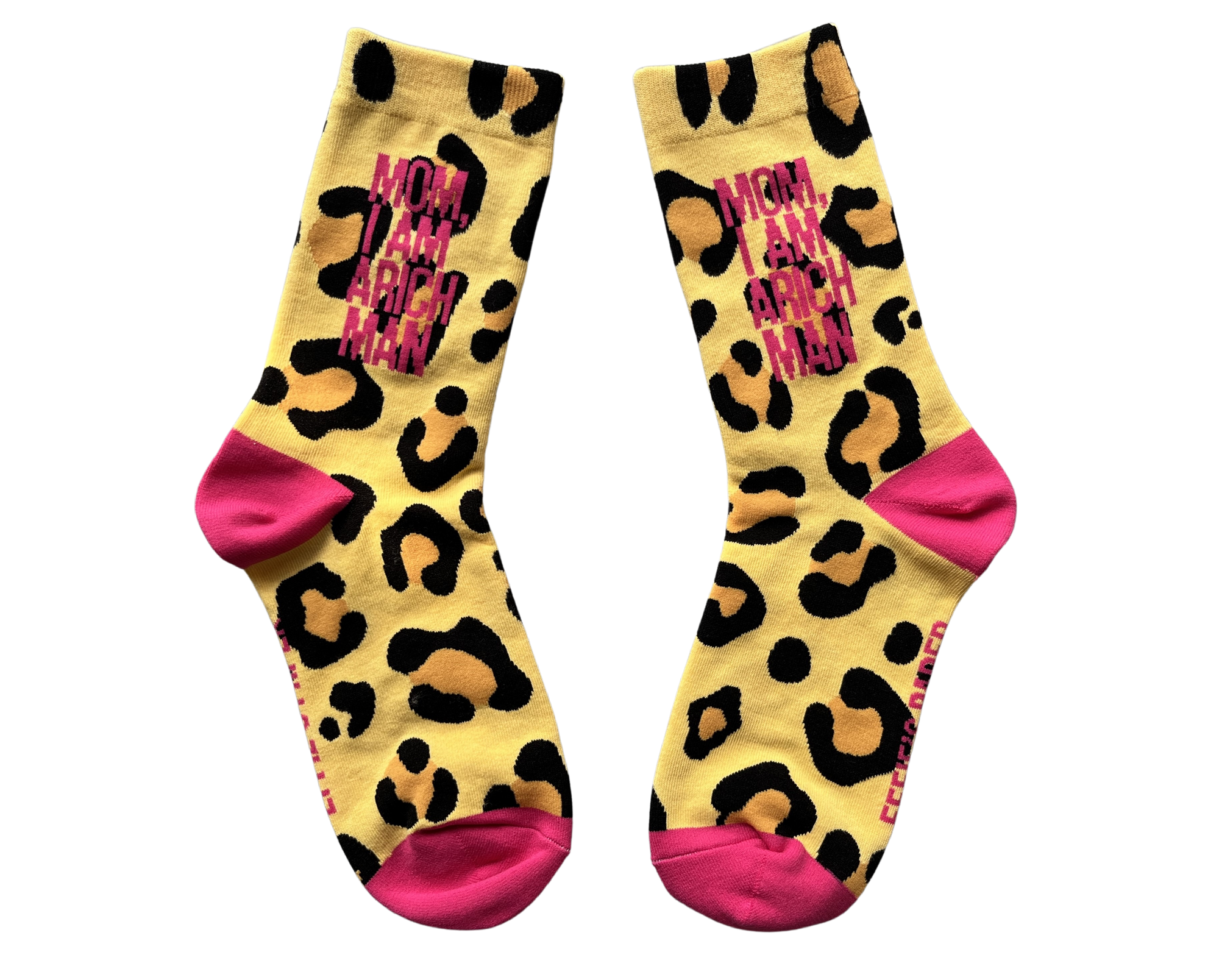 Mom, I Am A Rich Man (Leopard Print) Socks