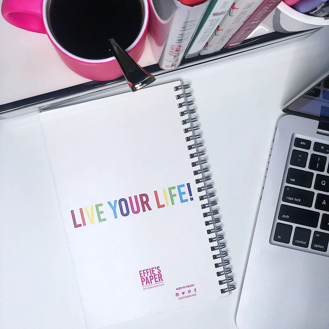 Live Life :: Spiral Notebook