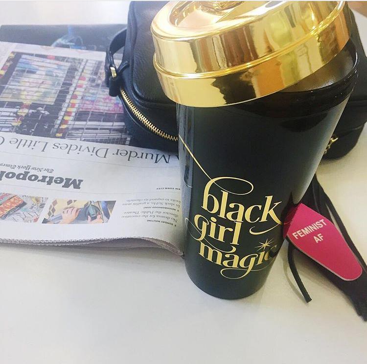 Black Girl Magic :: Gold Lid Travel Mug,   - Effie's Paper