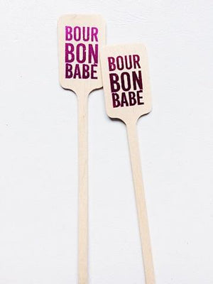 Bourbon Babe :: Swizzle Sticks,   - Effie's Paper