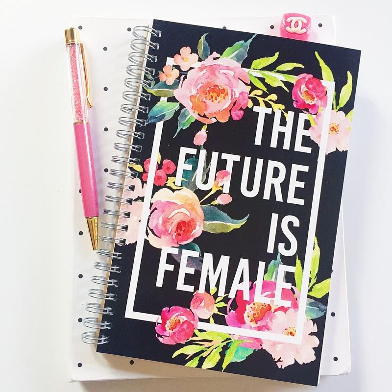 Large Drawing Pad Sketch Book for Artist Feminine Notebook Women's Journal  Women's Drawing Pad Pink Drawing Pad Motivational Quotes 