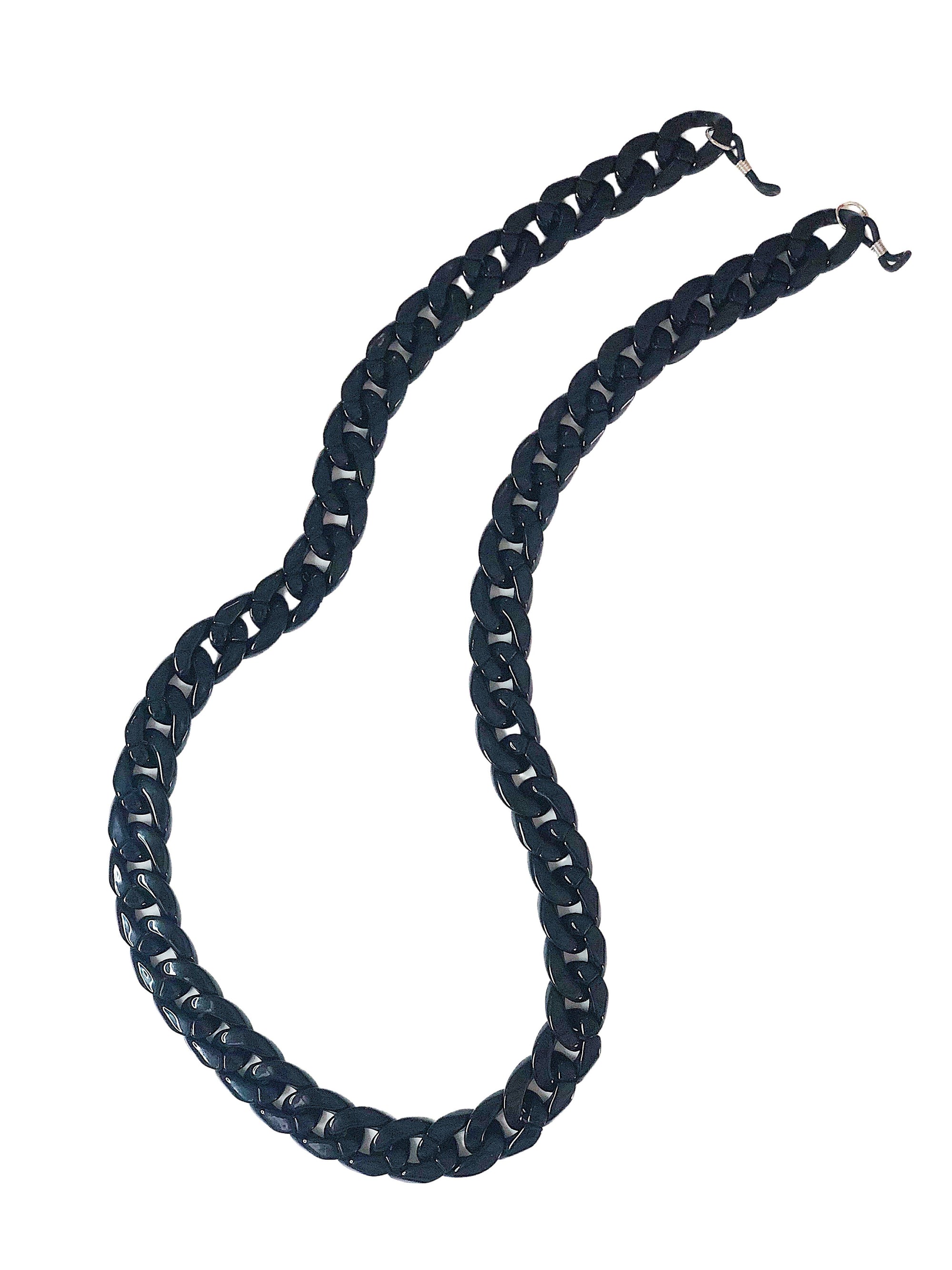 Face Mask or Eye Glass Chain :: Black