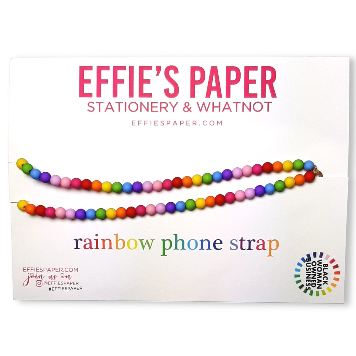 Rainbow Bead :: Phone Strap