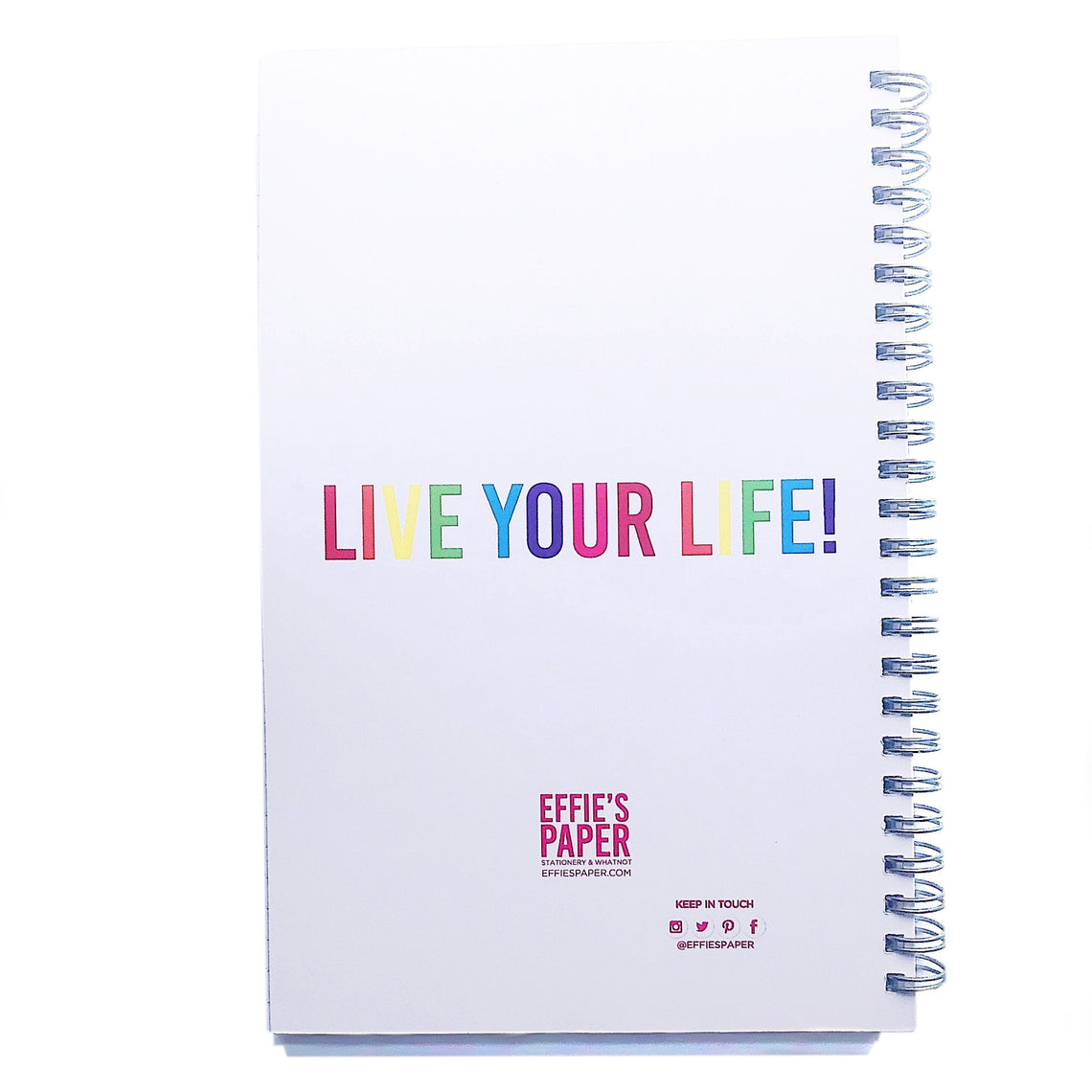 Live Life :: Spiral Notebook