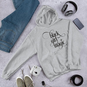 Black Girl Magic :: Hooded Sweatshirt (gray),   - Effie's Paper