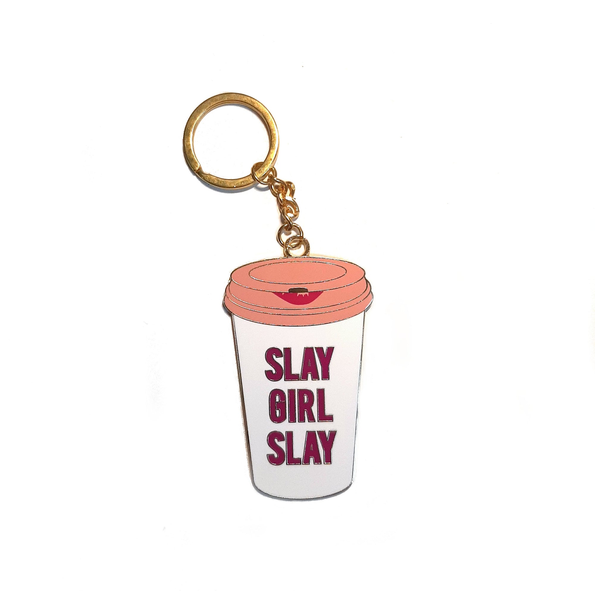Slay Girl Slay :: Enamel Key chain